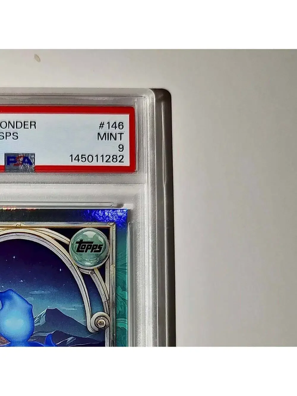 Will O' The Wisps 2025 Topps Disney Wonder #146 Diamond Card Brave PSA 9